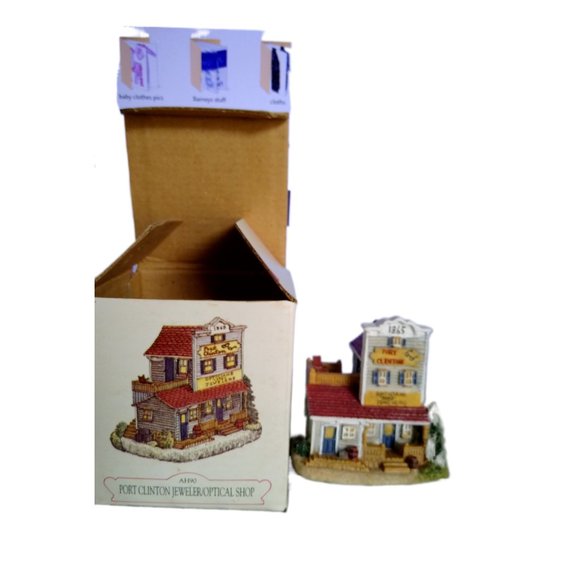 1992 Liberty Falls Americana Collection PORT CLINTON JEWERY Village Miniature - Picture 2 of 8